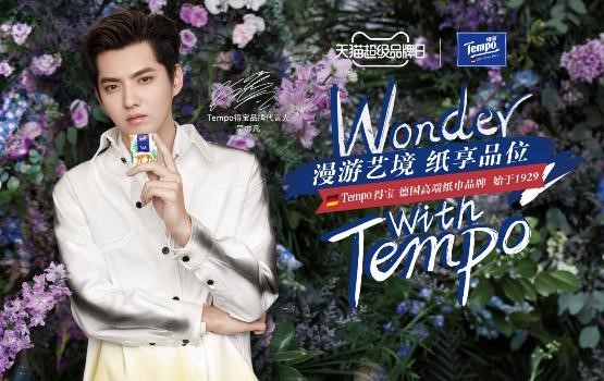 2月21日，Tempo得寶打造紙巾藝術(shù)盛宴